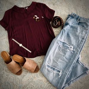 Old Navy Short Sleeve Collar Shirt